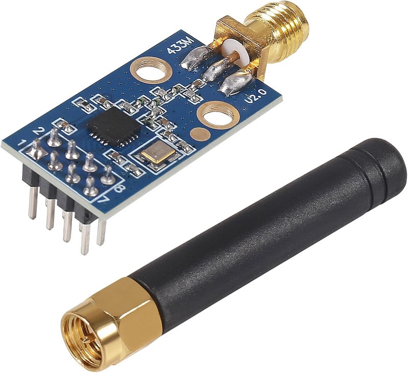 ACEIRMC CC1101 Wireless Module with SMA Antenna, 315/433/868/915MHZ, Zigbee, Wireless Transceiver Module for Arduino Raspberry Pi (4) - Image 2